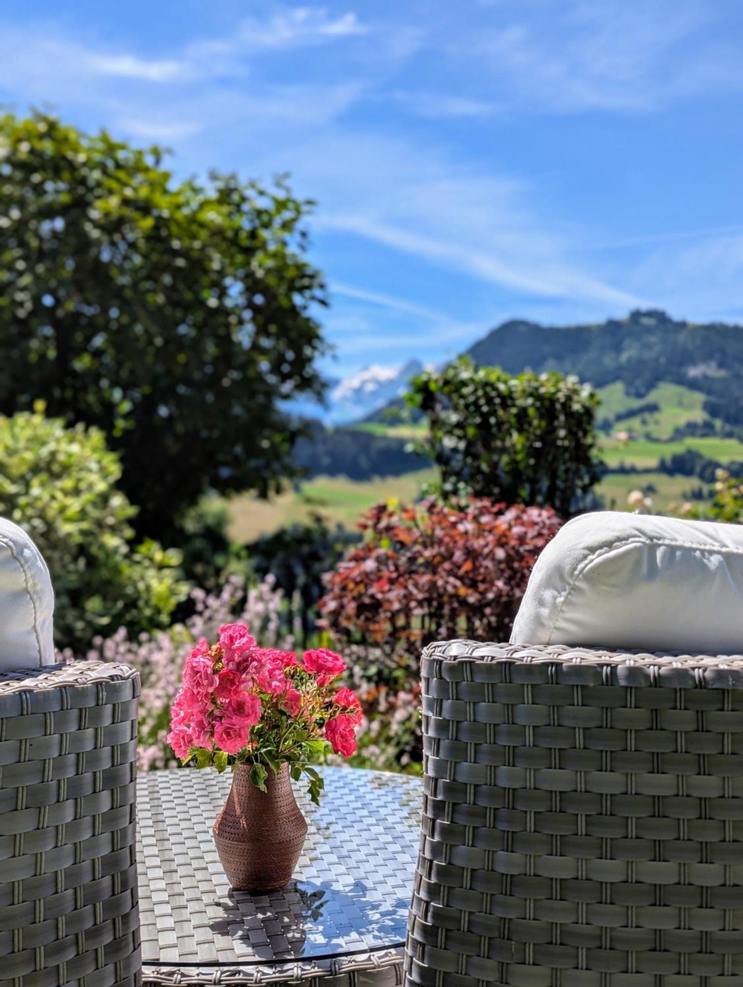 Swiss Mountain-Valley View Lodge Erlenbach im Simmental ภายนอก รูปภาพ